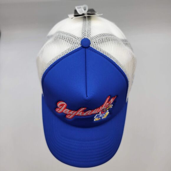 Kansas Jayhawks Adidas Foam Trucker Hat Unisex Adult Snapback NCAA NWT - Picture 5 of 16